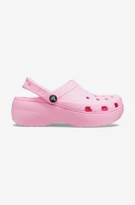 Crocs sliders Classic Platform Clog pink color | buy on PRM