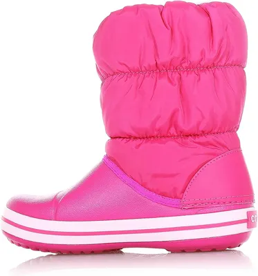 Amazon.com | Crocs Winter Puff Snow Boot (Toddler/Little Kid), Candy Pink,  6 M US Toddler | Boots