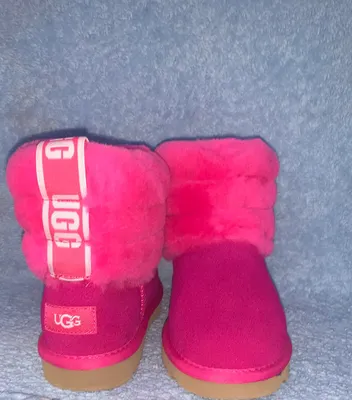 Hot Pink Fur Top Ugg Boot – Lavish Touch Boutique LLC