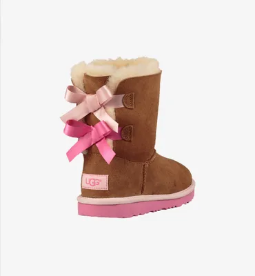 UGG Bailey Bow II Shimmer Pink Cloud Boots - Women's – MyCozyBoots