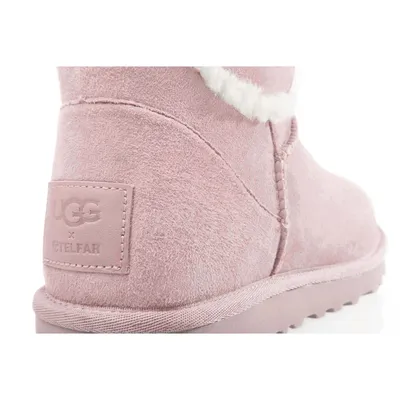 UGG CLASSIC MINI II - Pink Leather | Browns Shoes