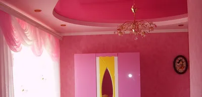 Розовый натяжной потолок - Вектор потолки Санкт-Петербург