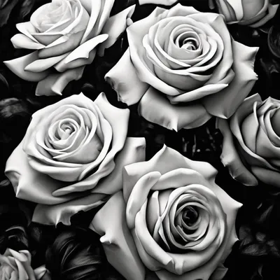 black-roses | Черные розы, Розы, Черно-белое