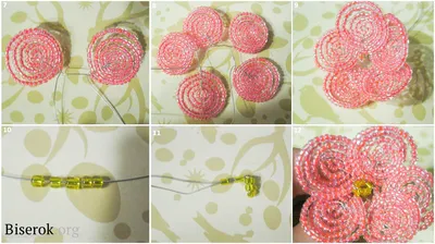 Астра или хризантема / Цветы | Seed bead flowers, Beaded flowers patterns,  Beaded flowers