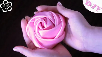 Роза Скрученная из Ткани / DIY Fabric Flowers - YouTube