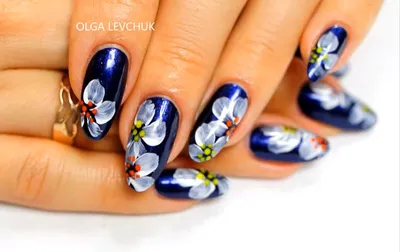 Цветы яблони на ногтях | Нарисовать красивые цветы яблони на… | Flickr