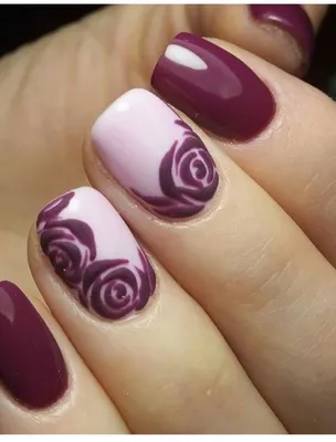 LIKE stikers Наклейки для ногтей слайдеры весна цветы красные золото розы