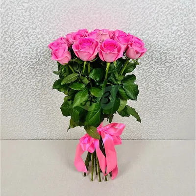 Букет из 101 розовой розы (60 см) купить недорого, доставка - магазин цветов  Абари в Омске