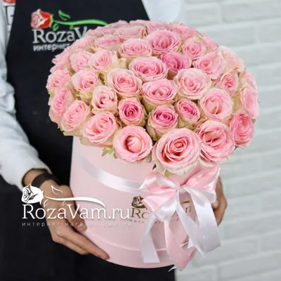Букет цветов из 25 нежно-розовых роз – купить за 6 700 ₽ | Мосцветок | Сеть  цветочных магазинов с доставкой