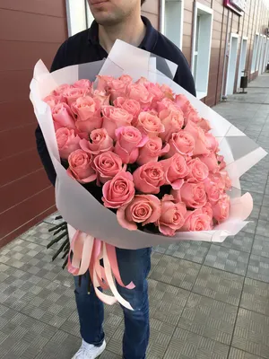 Розовые розы, артикул F1180680 - 7148 рублей, доставка по городу. Flawery -  доставка цветов во Владимире