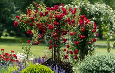 Почвопокровные розы в ландшафтном дизайне | Почвопокровные растения,  Композиции цветников, Растения