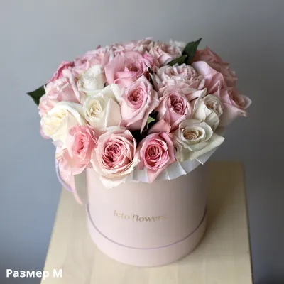 Розы в шляпной коробке K-11 купить по цене 14720.00 руб. с доставкой по  Туле – интернет-магазин «Расцветочка»