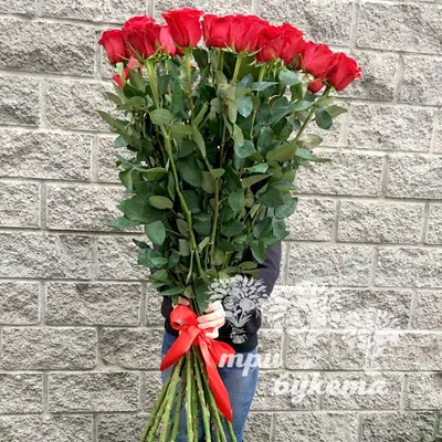 Высокие розы, артикул F1079303 - 64419 рублей, доставка по городу. Flawery  - доставка цветов в Москве