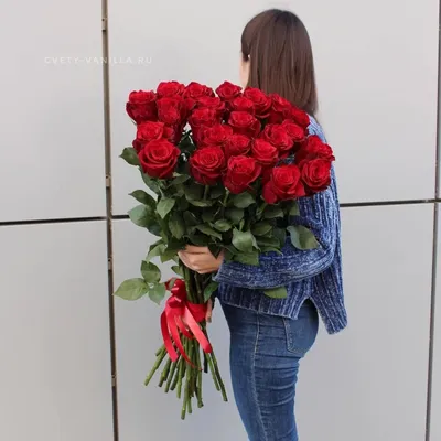 Высокие розы - 190 см - Сантини - Магазин Цветов Santini