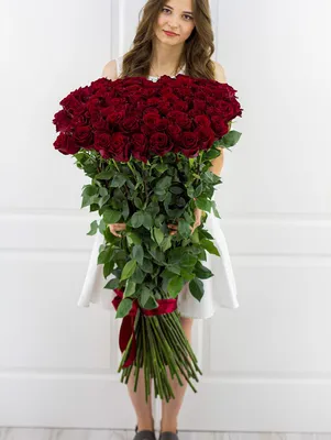 Купить высокие розы в Нижнем Новгороде | Premium букеты