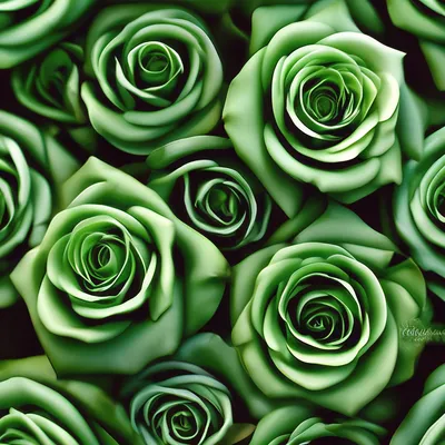 51 Зелёные розы - Bloom de Fleur - Букеты, цветы, заказать и купить букет  на Кипре