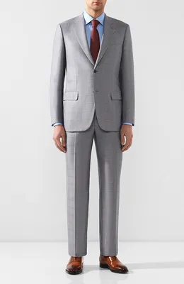 Купить Мужской костюм тройка серого цвета в интернет-магазине - Gentleman -  бутик мужских костюмов №1