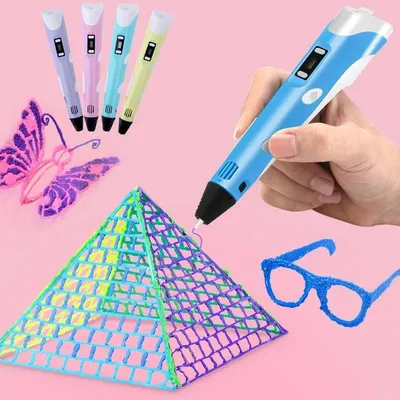 3D ручка 3D Pen 2 Помощник Голубая — купить недорого в Екатеринбурге