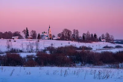 старая русская деревня зимой Стоковое Фото - изображение насчитывающей  зона, старо: 238344528