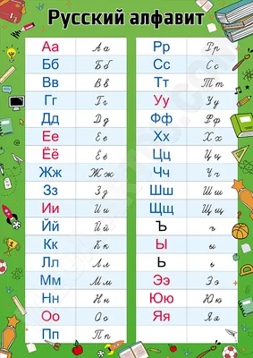 Карточка-шпаргалка \"Русский алфавит: рукописный и печатный\" 20х11 см  4979692 купить в «Есть все»