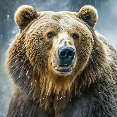 Картина русского медведя: красота и мощь на изображении