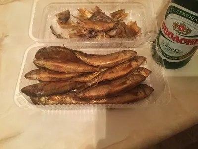Барабулька хк, ср. н/п - Барабулька, барабуля, султанка холодного копчения,  непотрошенная, средняя. Производится на заказ.