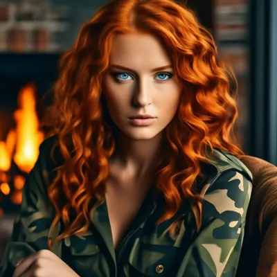 Рыжая девушка с невероятными волосами стала звездой в Instagram —  22.10.2017 — В России на РЕН ТВ