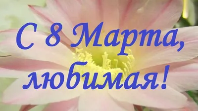 С 8 марта, любимая! ~ Gif-анимация (8 марта)