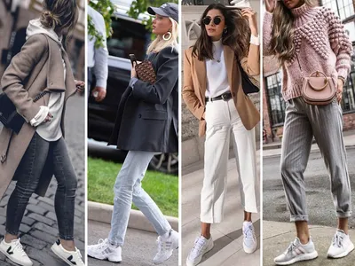С чем носить белые кеды – правила и советы в сочетании женской одежды и  кроссовок