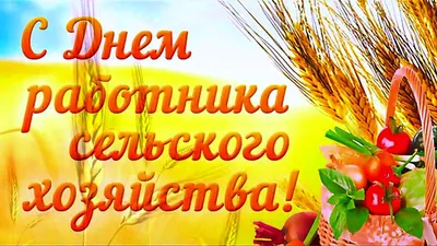 День работника сельского хозяйства и перерабатывающей промышленности! -  Группа компаний Капитал ПРОК