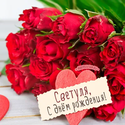 С днем рождения Света - самые новые оригинальные открытки (40 ФОТО)