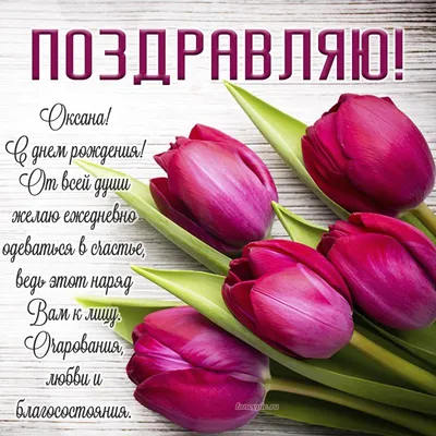 Красные тюльпаны - с днём рождения! — Скачайте на Davno.ru