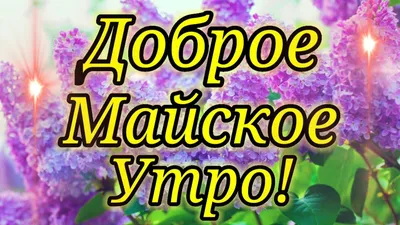 Красивые картинки \"Доброго утра!\" в мае - страница 2