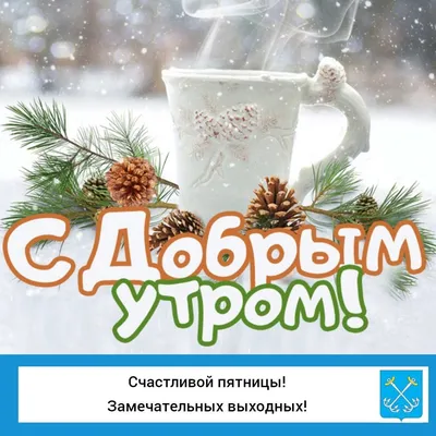 Картинка: С добрым зимним утром! Со снежным декабрём!