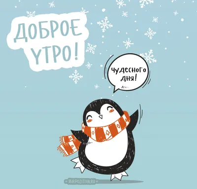 С добрым снежным утром!