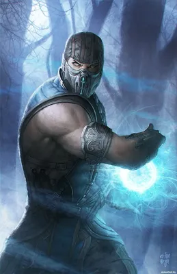 Mortal Kombat, Саб-Зиро. Картинка на аватар 792x1224px
