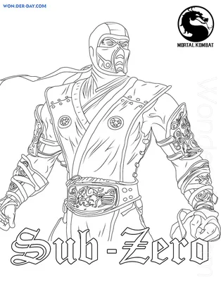 Mortal Kombat Коллекционная фигурка Саб-Зиро (с оружием) (id 107546518)