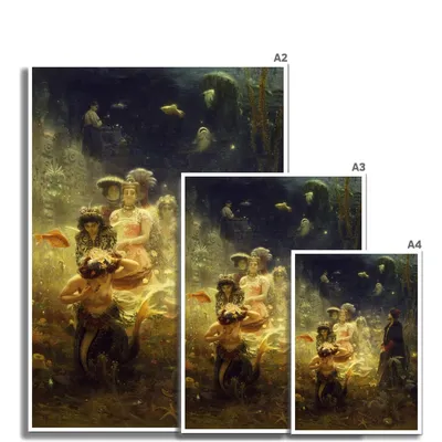 Ilya Repin sadko and the Underwater Kingdom 1876 Premium Reproduction  Giclée Fine Art Print - Etsy