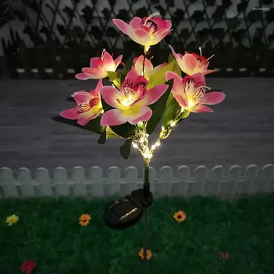 Inbloom Фигурка садовая орхидея декоративная