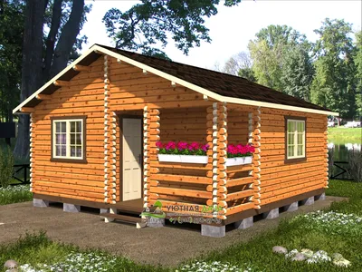 Садовый домик 6,0х6,0 \"Новинка-3\"