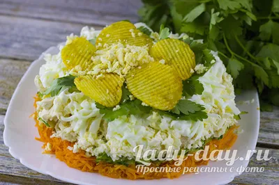 Салат Орхидея! Orchid Salad! - YouTube
