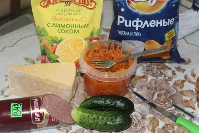 Салат из чипсов \"Орхидея\". Решила попробовать и была приятно удивлена. |  НямНямКин | Дзен