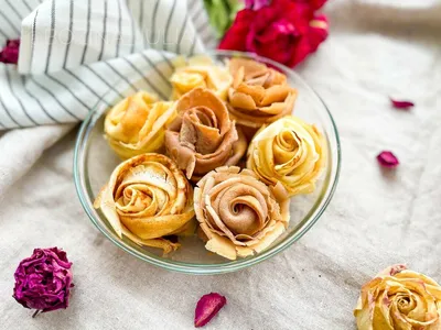 Праздничный салат \"Букет роз\" -ваши гости будут в восторге! | Пикабу