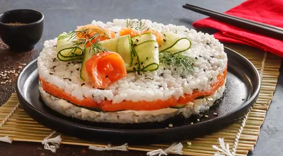 Суши-салат, пошаговый рецепт с фотографиями – Авторская кухня: Салаты. «Еда»