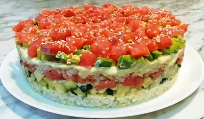 Суши в стакане - рецепт с фото салата Филадельфия - Рецепты, продукты, еда  | Сегодня