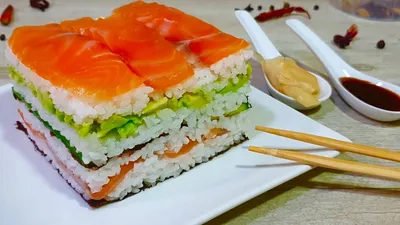 Как приготовить салат \"Суши\". | Кулинария на все руки | Дзен