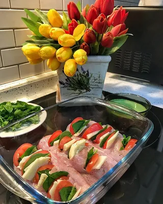 Красивый праздничный салат \"Тюльпаны\" | Лучшая коллекция рецептов | Дзен