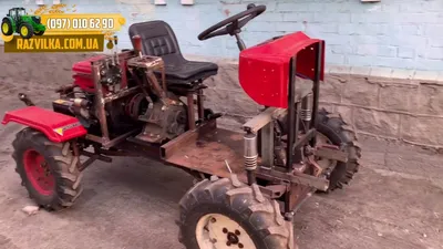 Самодельный минитрактор/ мини трактор своими руками🚜 - YouTube