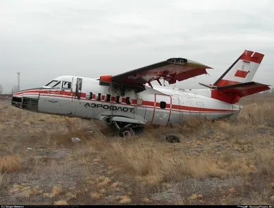 Флот L-410 авиакомпании КрасАвиа. Мартовский спот в Черемшанке.