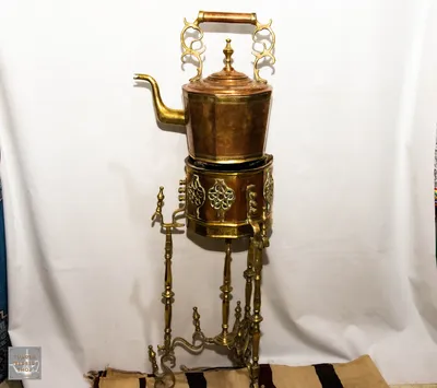 English regency style chinoiserie samovar